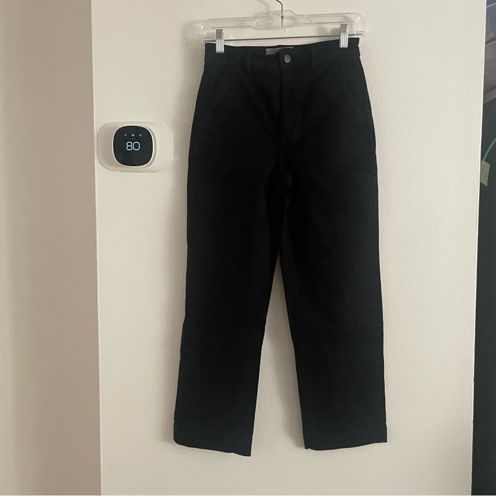 Everlane women black wide legs jeans size 0 - Picture 2 of 7